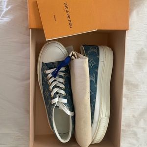 Louis Vuitton shoes denim